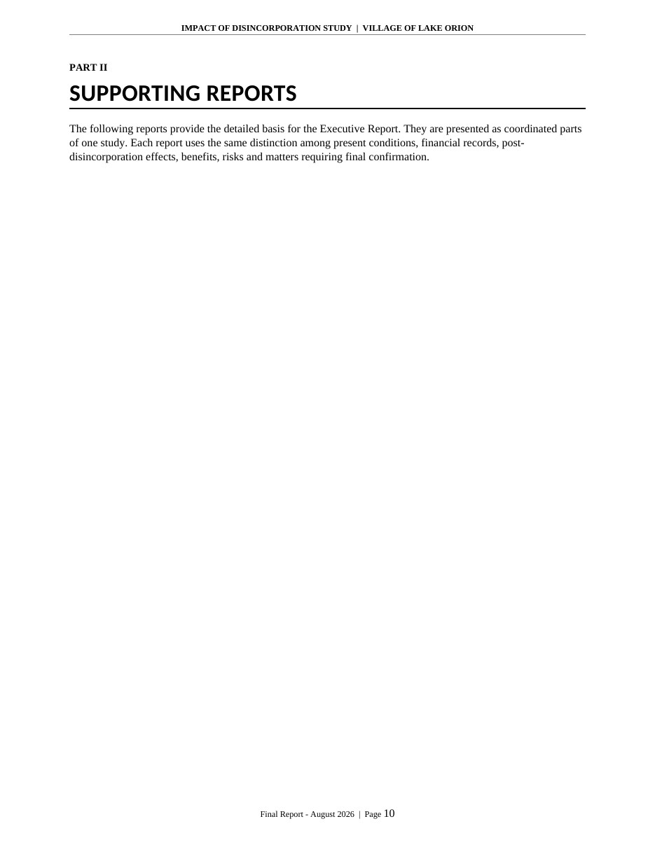 Impact of Disincorporation final report, page 10 of 34