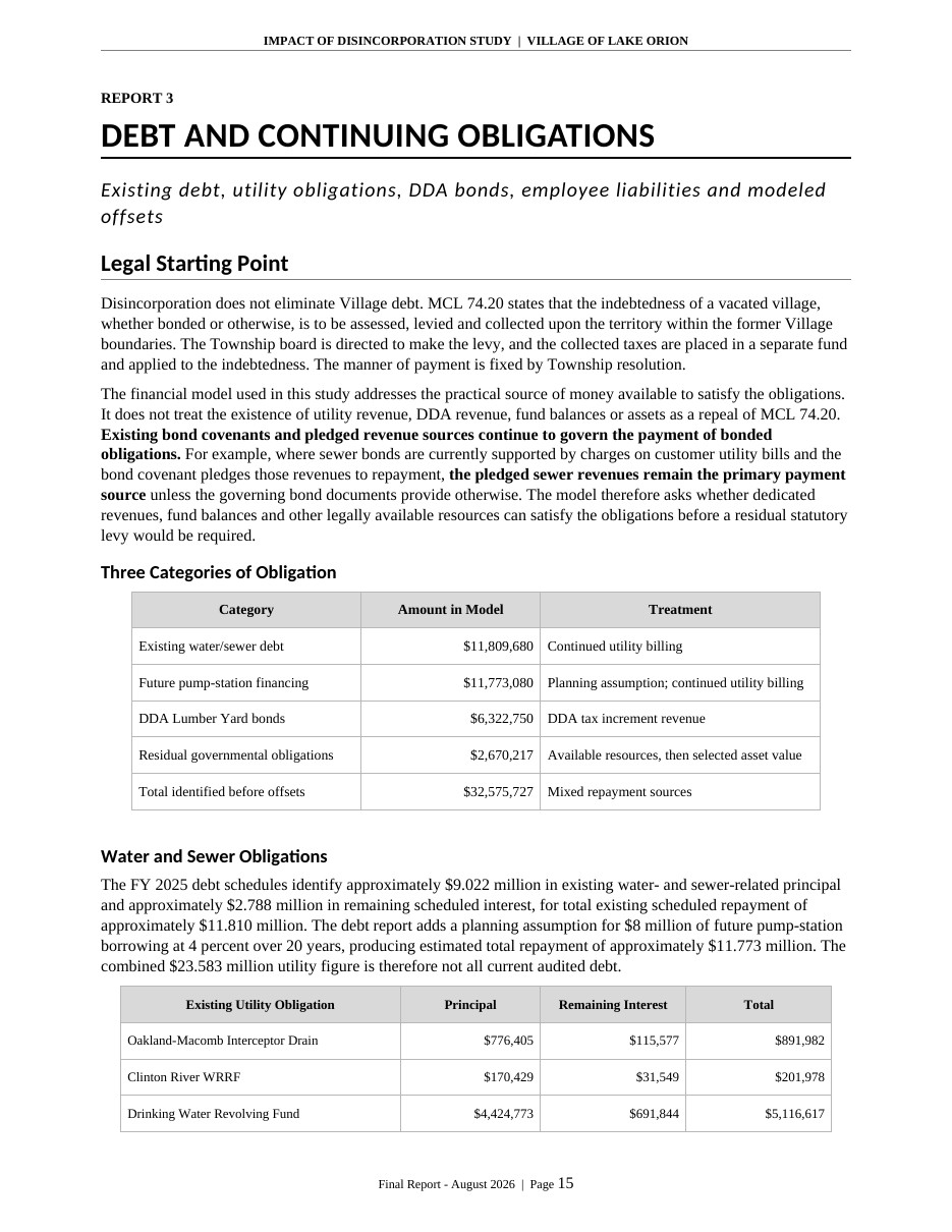 Impact of Disincorporation final report, page 15 of 34
